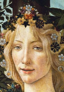 Il volto di Flora, dettaglio dell