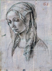 Testa di giovane donna da Sandro (attr. to) Botticelli
