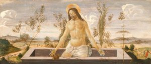 Cristo nella tomba da Sandro Botticelli