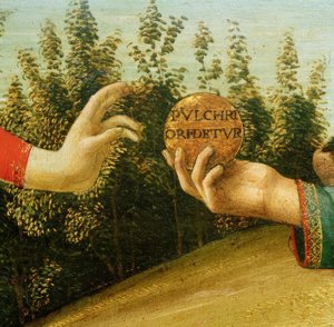 Il giudizio di Paride (mani con mela)