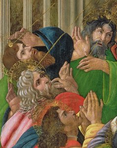 (dettaglio) La discesa dello Spirito Santo da Sandro Botticelli