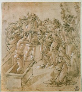 La resurrezione del figlio di Teofilo da Sandro Botticelli
