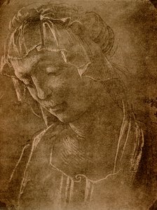 Testa femminile da Sandro Botticelli