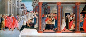 Quattro scene della prima vita di San Zenobio da Sandro Botticelli