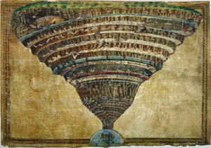 Illustrazione alla Divina Commedia di Dante Alighieri Abisso dell