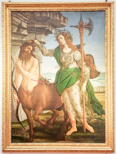 Italian: Pallade e il centauro Pallas and the Centaur da Sandro Botticelli