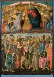 Incoronazione della Vergine con santi da Sandro Botticelli