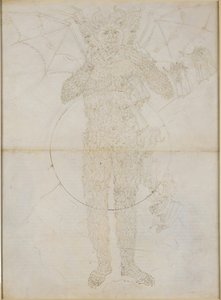 La Divina Commedia, Inferno XXXIV (2). Il centro dell’Inferno: Lucifero in tutta la sua statura (il Grande Satana); l’addio all’Inferno da Sandro Botticelli