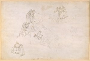 La Divina Commedia, Purgatorio VII. Antipurgatorio, zona centrale: la Valle dei Principi indolenti da Sandro Botticelli