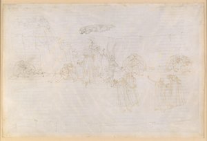 La Divina Commedia, Purgatorio XV. Ascesa al terzo cerchio del Purgatorio: l’angelo davanti alla scalinata; le visioni di Dante sulla mitezza da Sandro Botticelli