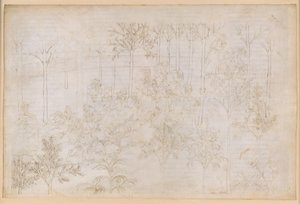 La Divina Commedia, Purgatorio XXXIII. Il Paradiso Terrestre: Beatrice nel cerchio delle Virtù; la partenza; il bagno di Dante nel fiume Eunoe da Sandro Botticelli