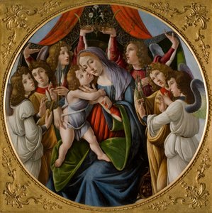 Madonna e Bambino con Sei Angeli, c.1500 da Sandro Botticelli