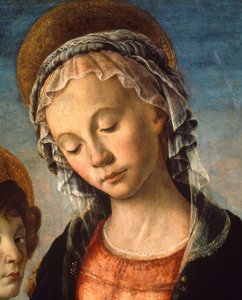 Maria con bambino, Giovanni bambino e due angeli da Sandro Botticelli
