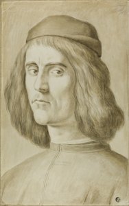 Busto ritratto di un giovane uomo da Sandro Botticelli