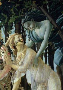 Primavera (dettaglio di Zefiro e Flora) da Sandro Botticelli