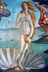 La nascita di Venere (dettaglio), c1485 da Sandro Botticelli