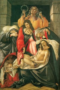 Il lamento su Cristo morto da Sandro Botticelli