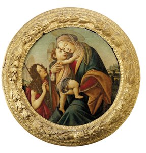 La Madonna col Bambino e il giovane San Giovanni Battista da Sandro Botticelli