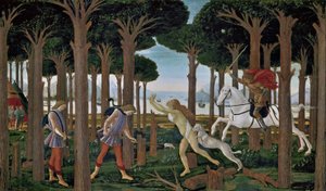 The Story of Nastagio degli Onesti I da Sandro Botticelli