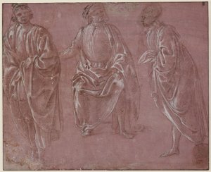 Tre figure vestite da Sandro Botticelli