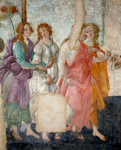 Venere e le Grazie offrono doni a una giovane (dettaglio) da Sandro Botticelli