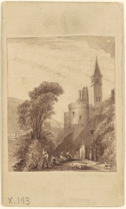 Castello e figure da Sanford Robinson Gifford