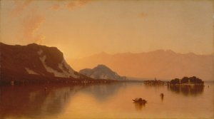 Isola Bella nel Lago Maggiore, 1871 da Sanford Robinson Gifford