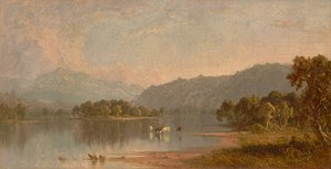 Monte Washington dal fiume Saco da Sanford Robinson Gifford