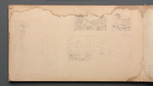 Taccuino, pagina 39: Paesaggi del Maine, 1859