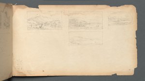 Sketchbook, pagina 40: Paesaggio del Maine