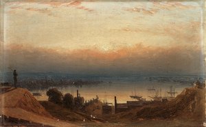 Il Bacino del Patapsco da Federal Hill, Baltimora