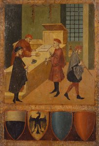 Pagamento dei dipendenti della città da Sano di also Ansano di Pietro di Mencio Pietro