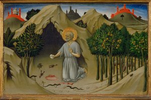 San Girolamo penitente ... da Sano di also Ansano di Pietro di Mencio Pietro