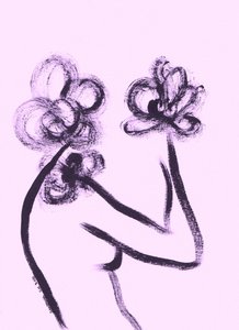 Fiore nudo astratto da Santhosh ch