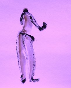 Figura "Purple Gesture"