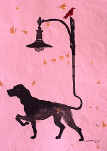 Passeggiata stravagante con il cane da Santhosh ch