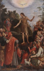 San Giovanni Battista predica nel deserto da Santi di Tito