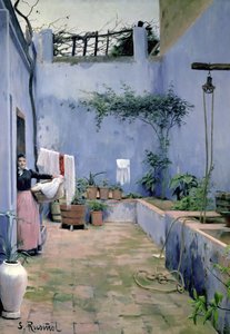 Patio interno da Santiago Rusinol i Prats
