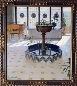La fontana sotto la veranda
