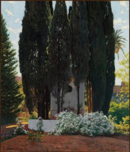 La fontana dei cipressi
