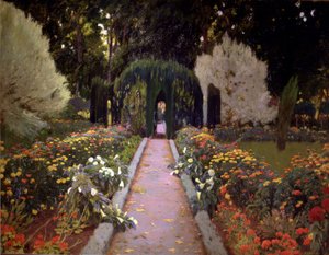Giardini di Aranjuez (Il pergolato) da Santiago Rusiñol