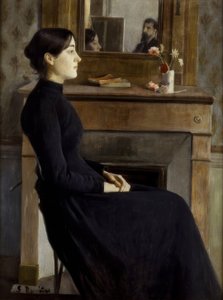 Figura femminile da Santiago Rusiñol
