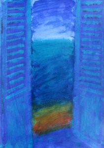 Persiane blu