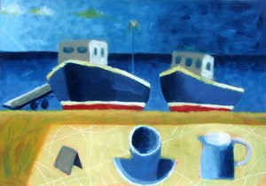 Due barche da Sara Hayward