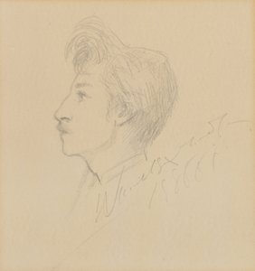 Ritratto di W. Graham Robertson da Sarah Bernhardt