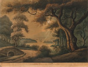 La Quercia degli Amanti vicino al Castello di Delville, fine XVIII secolo da Sarah Broome