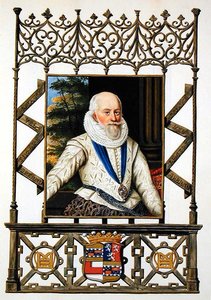Ritratto di Edward Somerset (1553-1628) 4° Conte di Worcester da 
