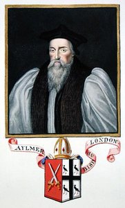 Ritratto di John Aylmer (1521-94) Vescovo di Londra da 