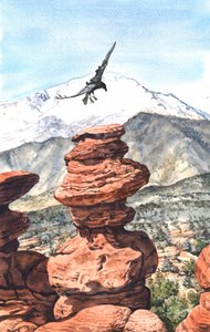Equilibrio, 2024 (acquerello su carta)
