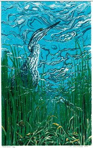 Guardaparco, 2024 (linoleografia) da Sarah Drummond